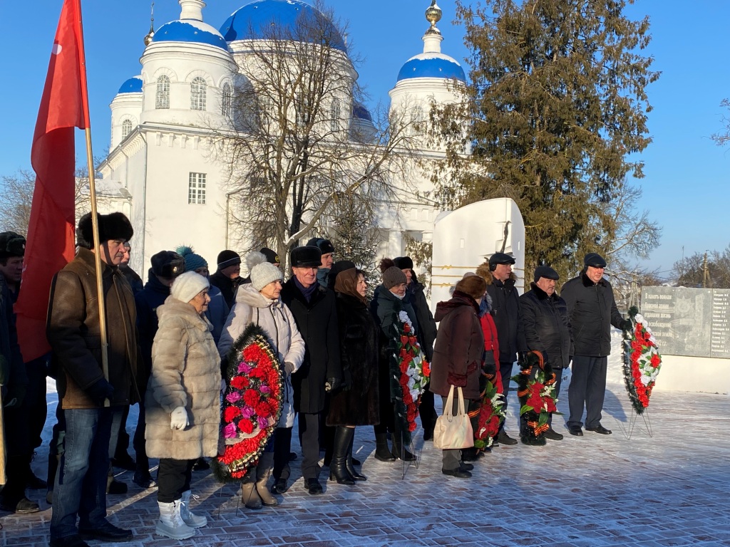 Мероприятие, посвящённое освобождению города Мещовска от немецко – фашистских захватчиков..