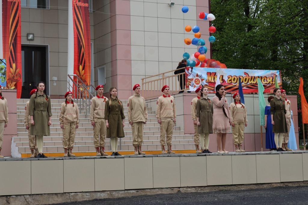 День Великой Победы отпраздновали в Мещовске..